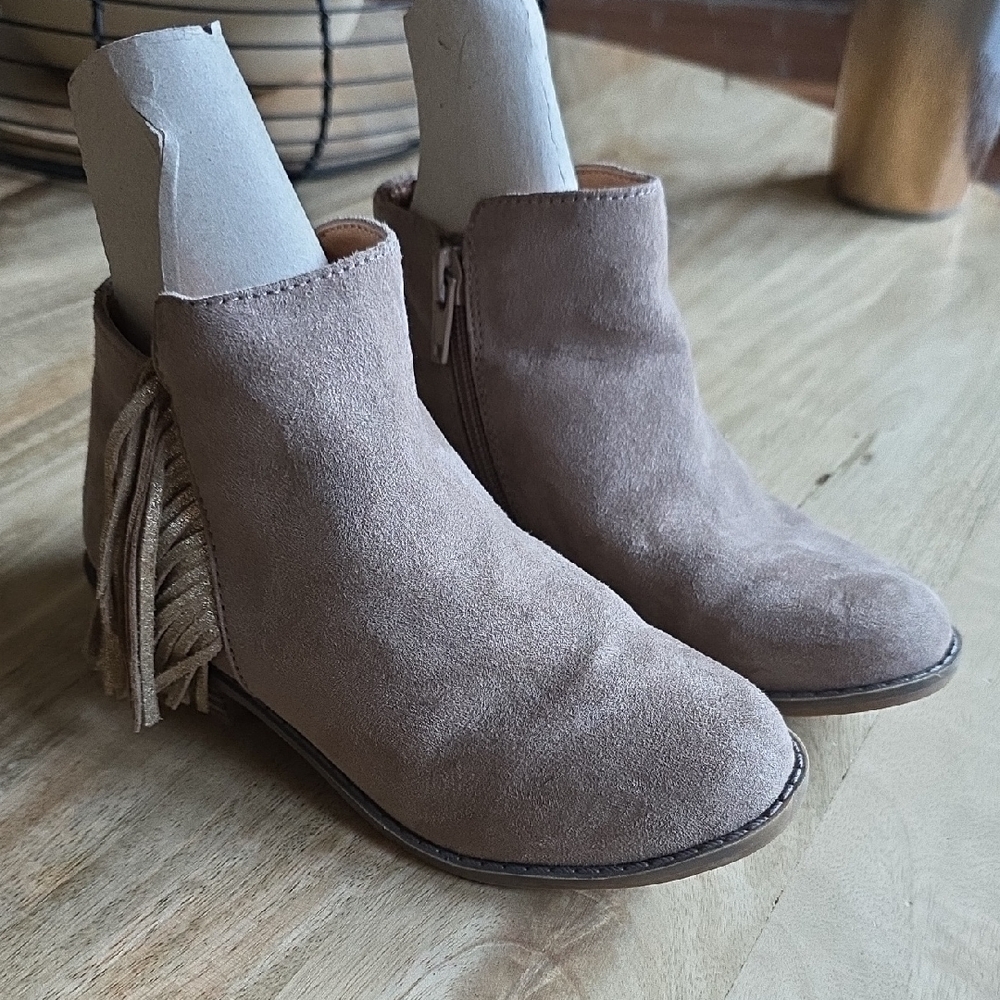 Girl's Dolce Vida Suede Ankle Boots - Tan